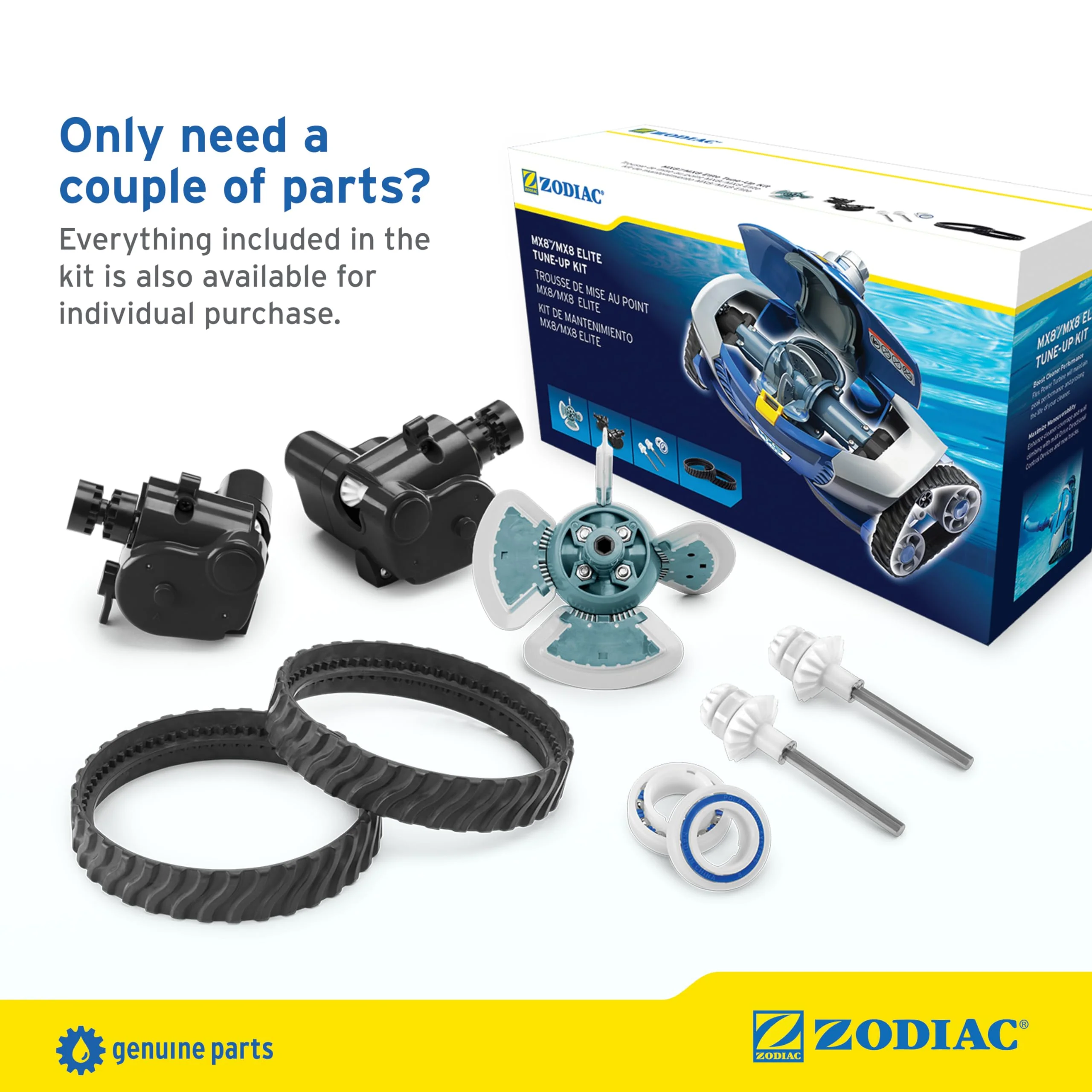 Zodiac Genuine Parts MX8 / MX8 Elite Factory Tune Up Kit R0796200, All-Inclusive Suction Cleaner Performance Tune-Up Kit MX8 and MX8 Elite - Image 3