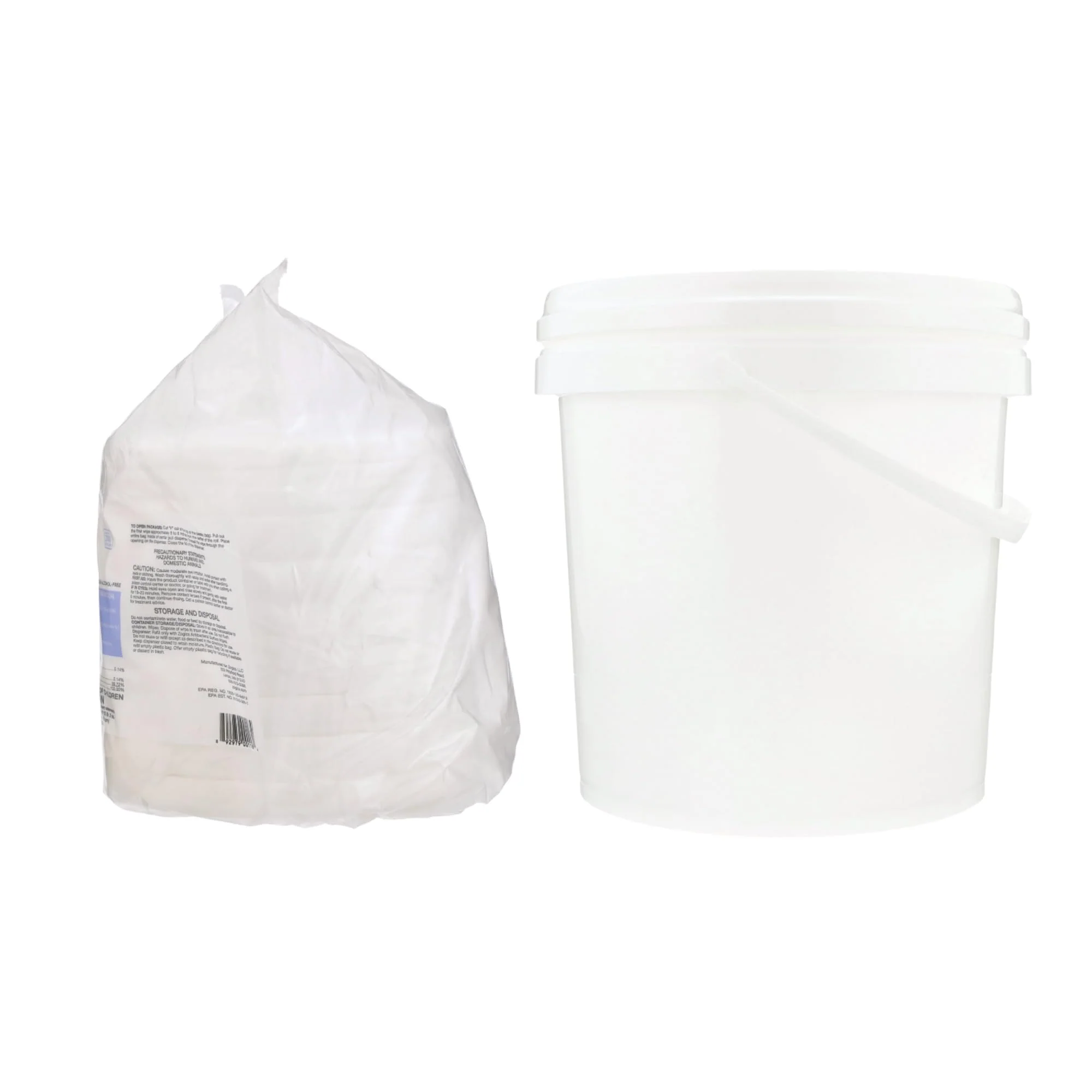 Zogics Antibacterial Wipes, EPA Registered Surface and Gym Equipment Disinfecting Wipes (800 Wipes) + Reusable Wipe Bucket Dispenser - Image 5