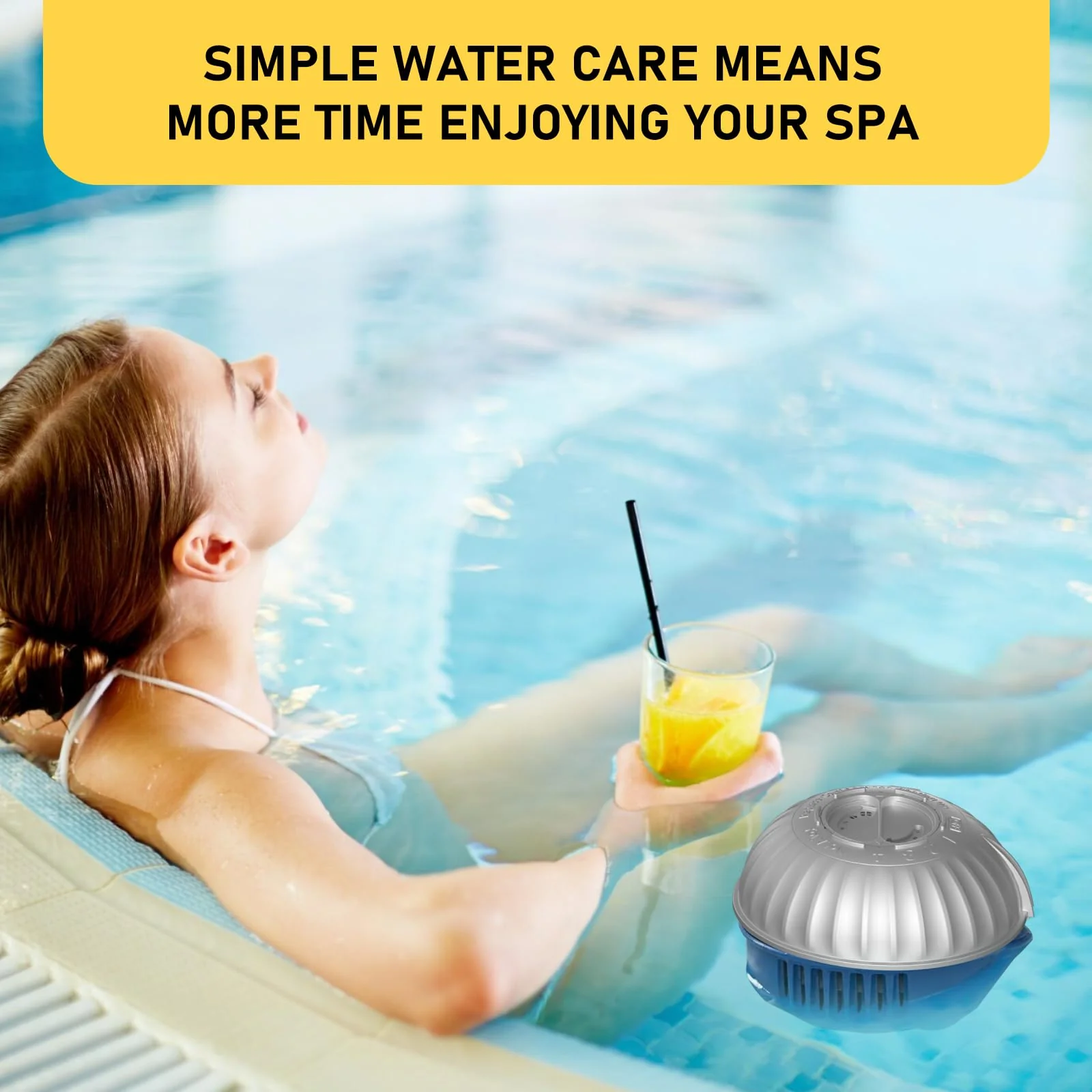 Zomixzo Hot Tubs Replacement Cartridges Compatible with Frog @Ease Floating System SmartChlor Cartridges, Ideal for Hot Tubs Up to 600 Gallons, 4-Pack - Image 2