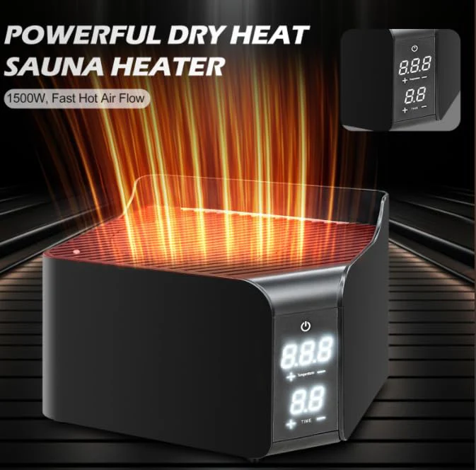 ZONEMEL Portable Dry Hot Air Heater, 1500W Electric Dry Heater for Portable Sauna - Image 3