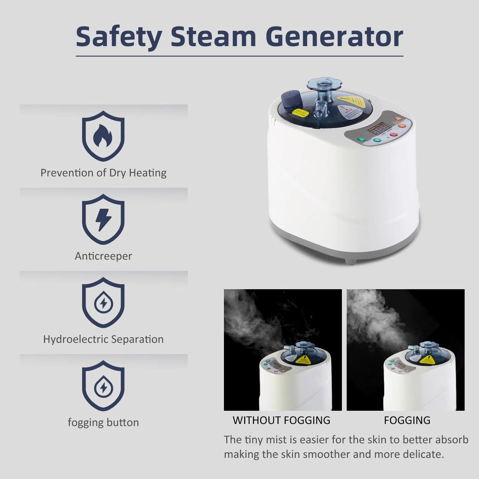 ZONEMEL Portable Steam Sauna, Full Body Home Sauna Spa, 1 Person or 2 Person Share Saunas, 2L Steam Generator with Remote Control (Black, L 33.5”x W 32.3”x H 41.7”) - Image 4